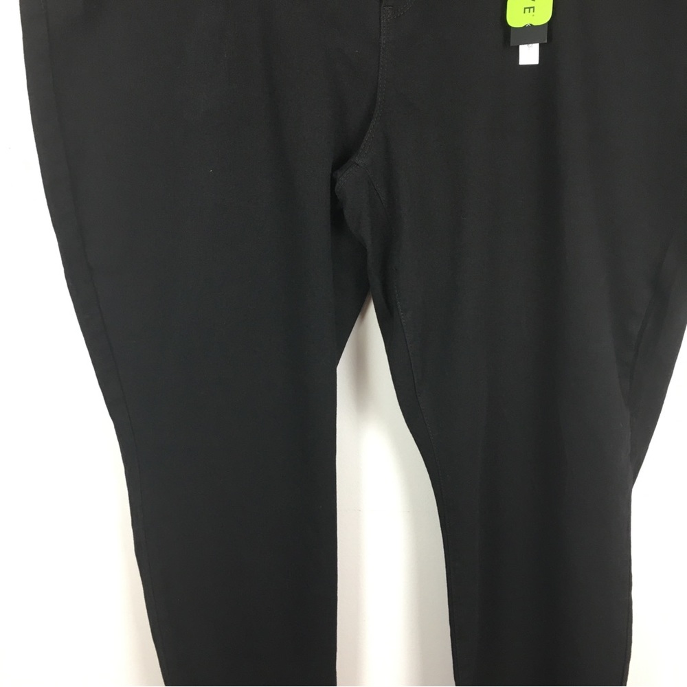 NWT Jones New York Repreve Black Jeans Sz 22W Stretch Skinny Eco Friendly Goth - Picture 5 of 13